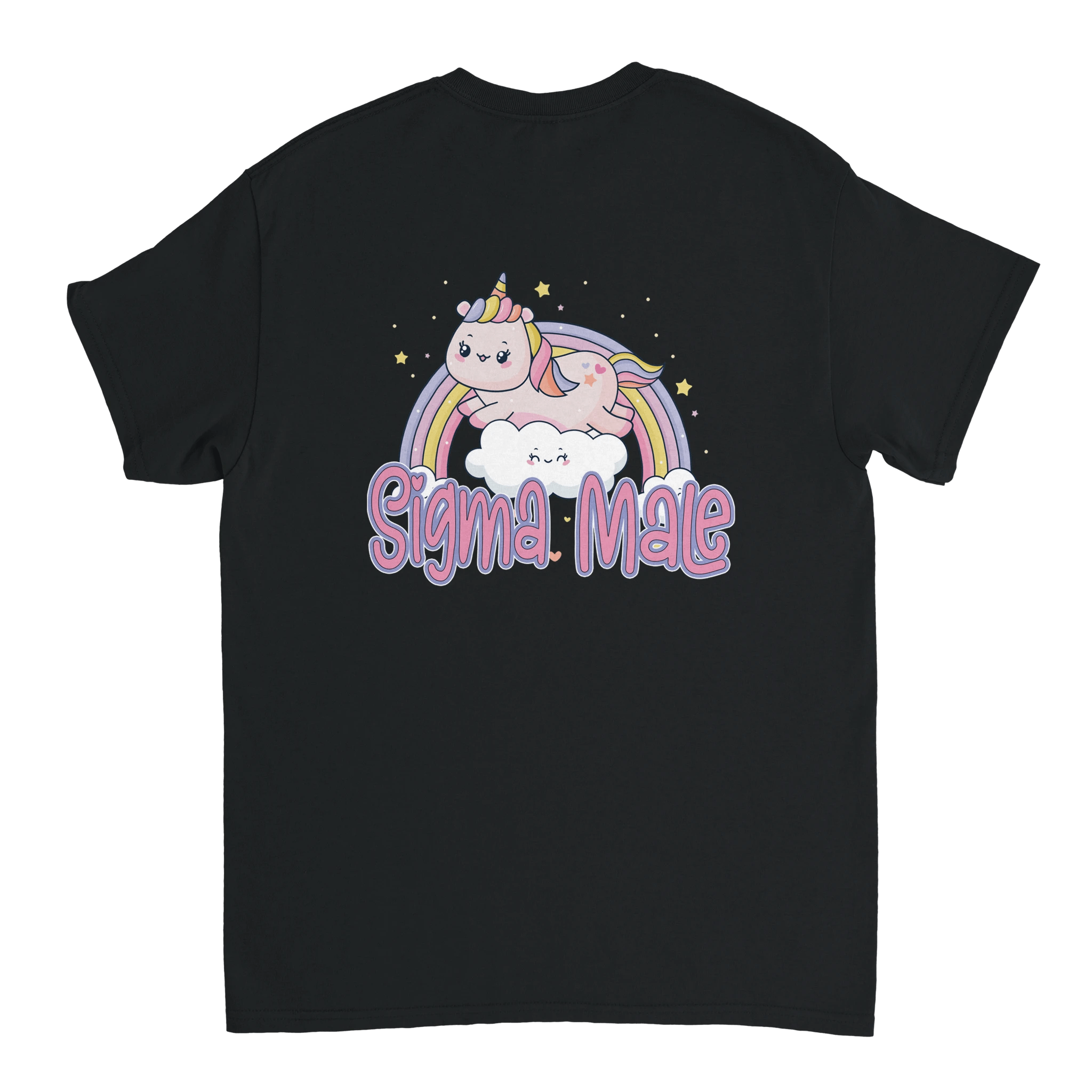 SIGMA MALE BACKPRINT T - SHIRT - LetztesHemd