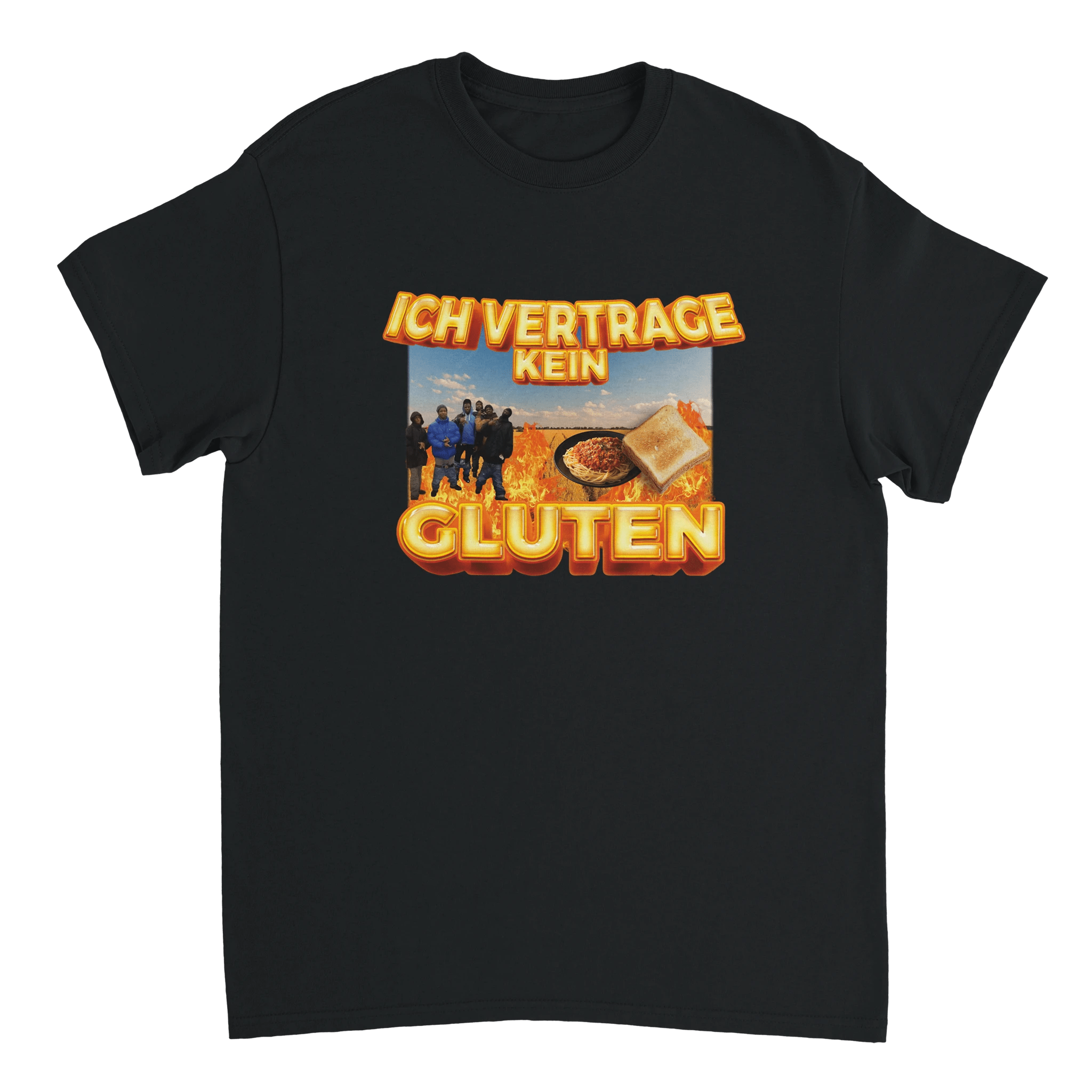 ICH VERTRAGE KEIN GLUTEN T - SHIRT - LetztesHemd