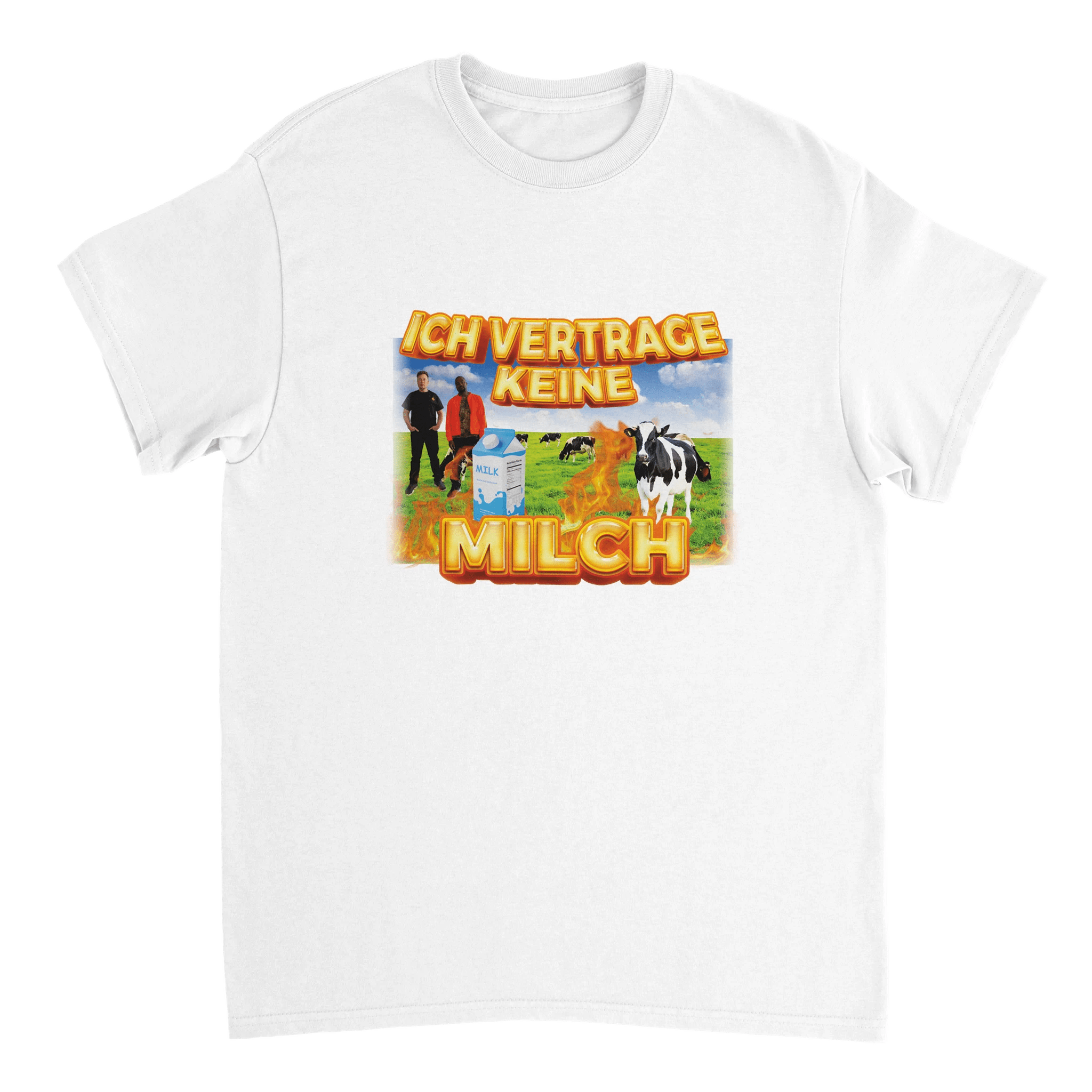 ICH VERTRAGE KEINE MILCH T - SHIRT - LetztesHemd