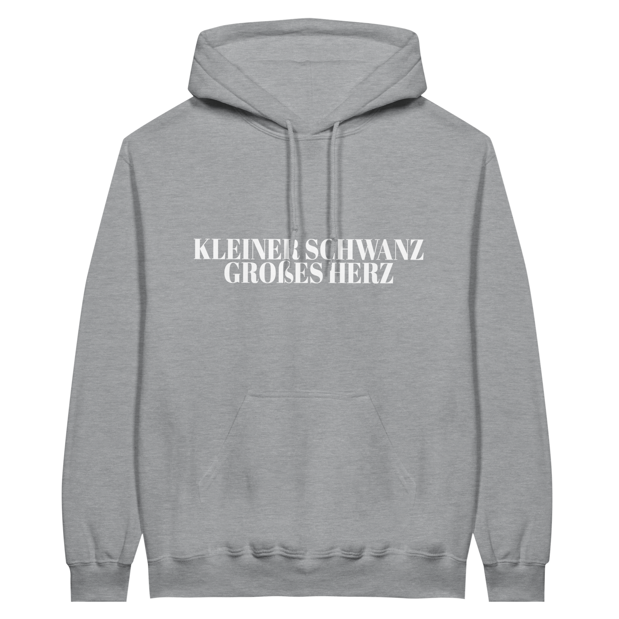 KLEINER SCHWANZ GROSSES HERZ HOODIE - LetztesHemd