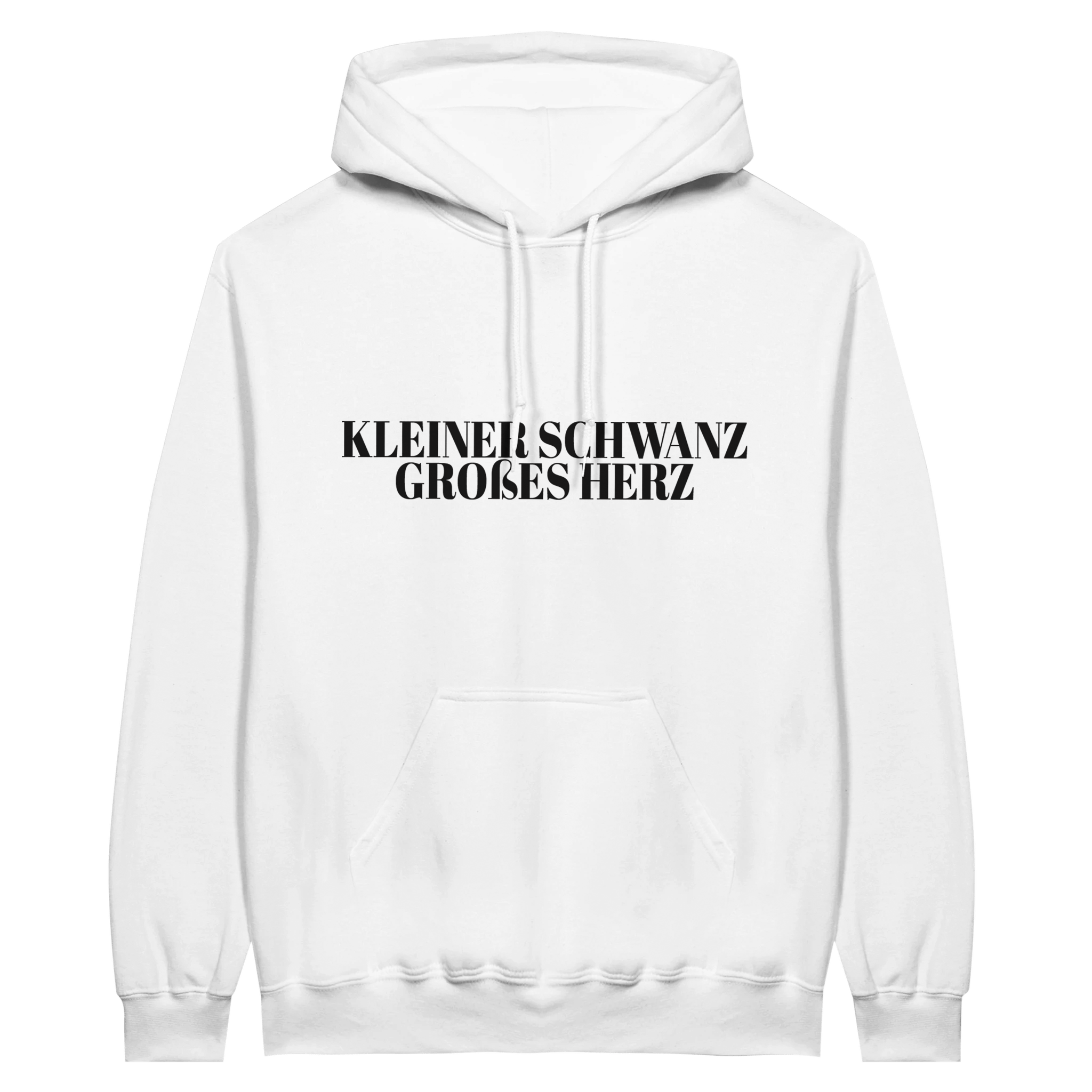 KLEINER SCHWANZ GROSSES HERZ HOODIE - LetztesHemd