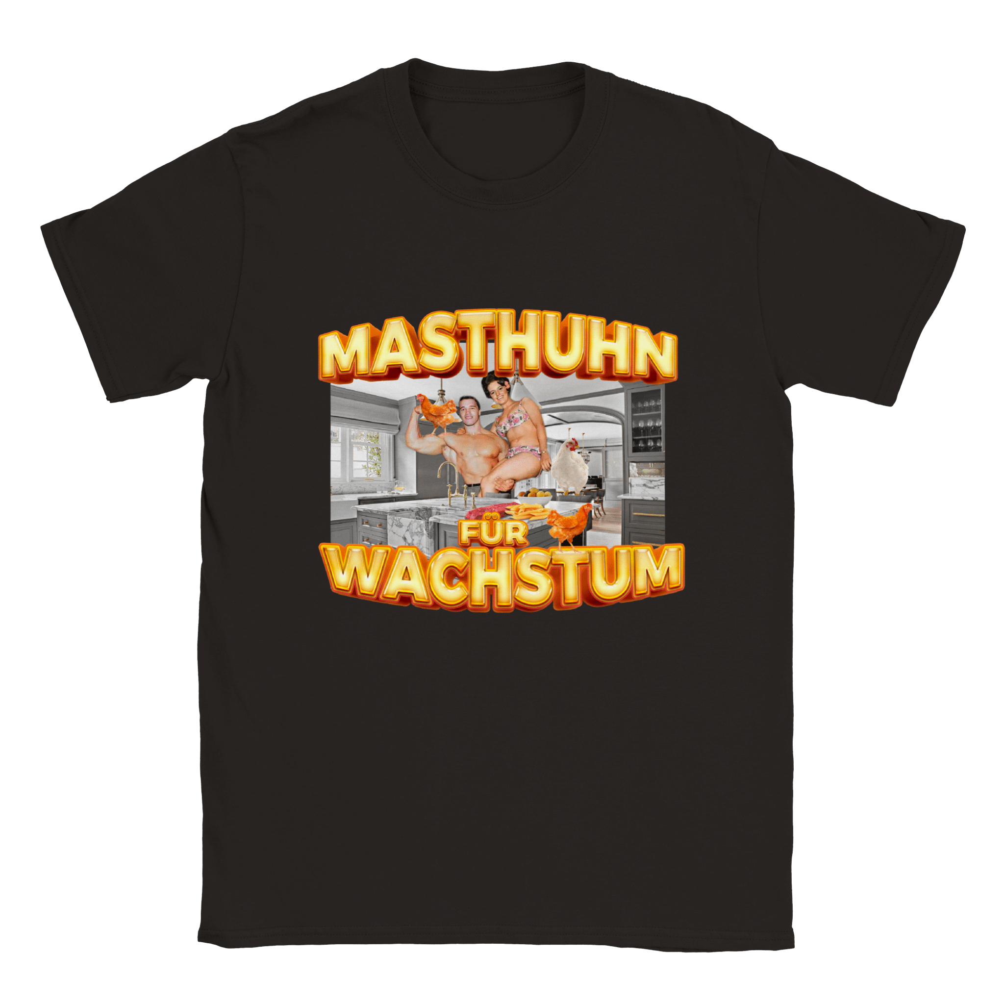 MASTHUHN FÜR WACHSTUM T - SHIRT - LetztesHemd