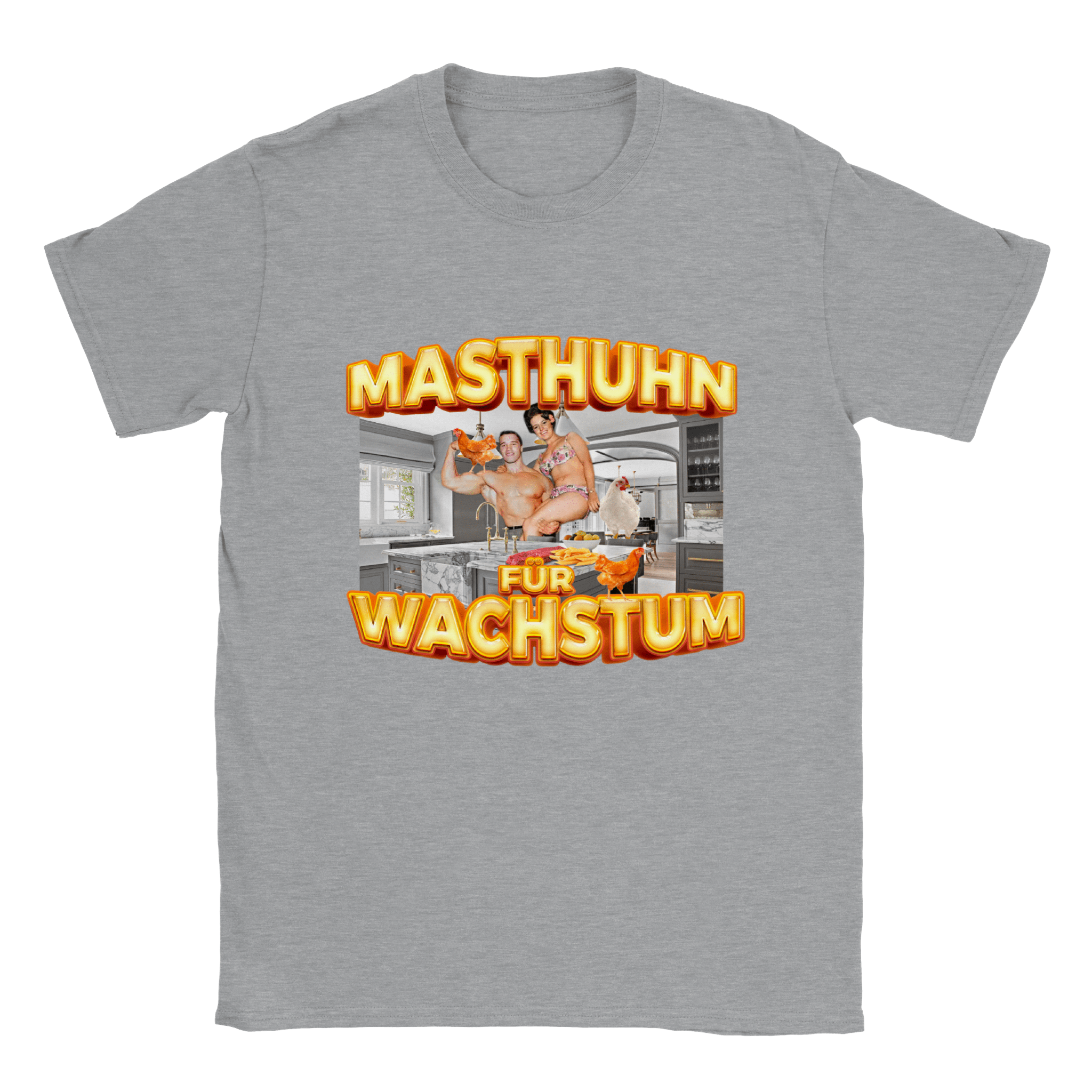 MASTHUHN FÜR WACHSTUM T - SHIRT - LetztesHemd