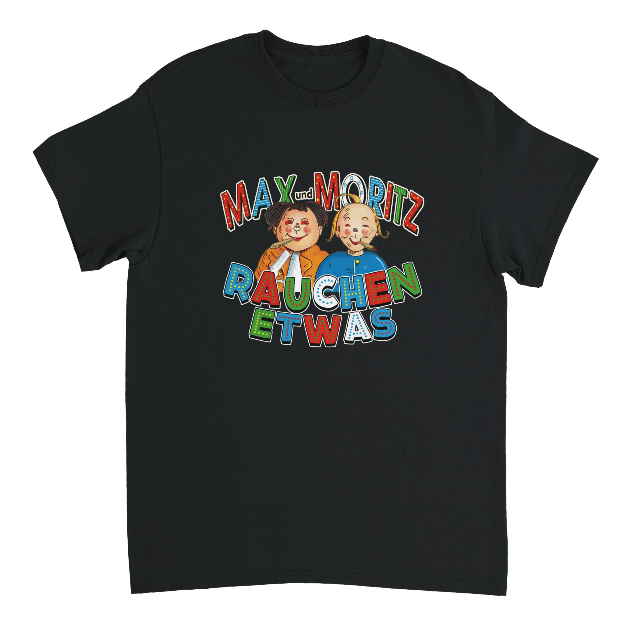 MAX UND MORITZ RAUCHEN ETWAS T - SHIRT - LetztesHemd