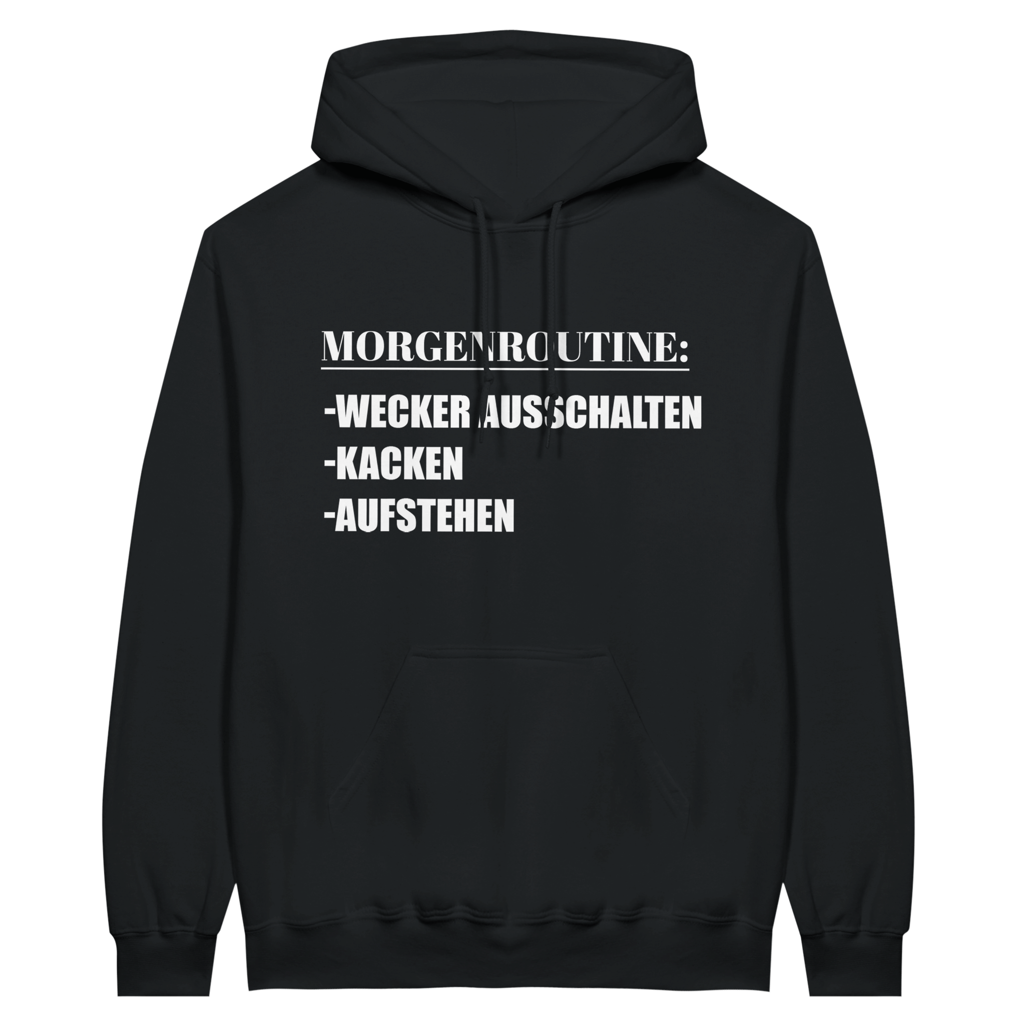 MORGENROUTINE HOODIE - LetztesHemd