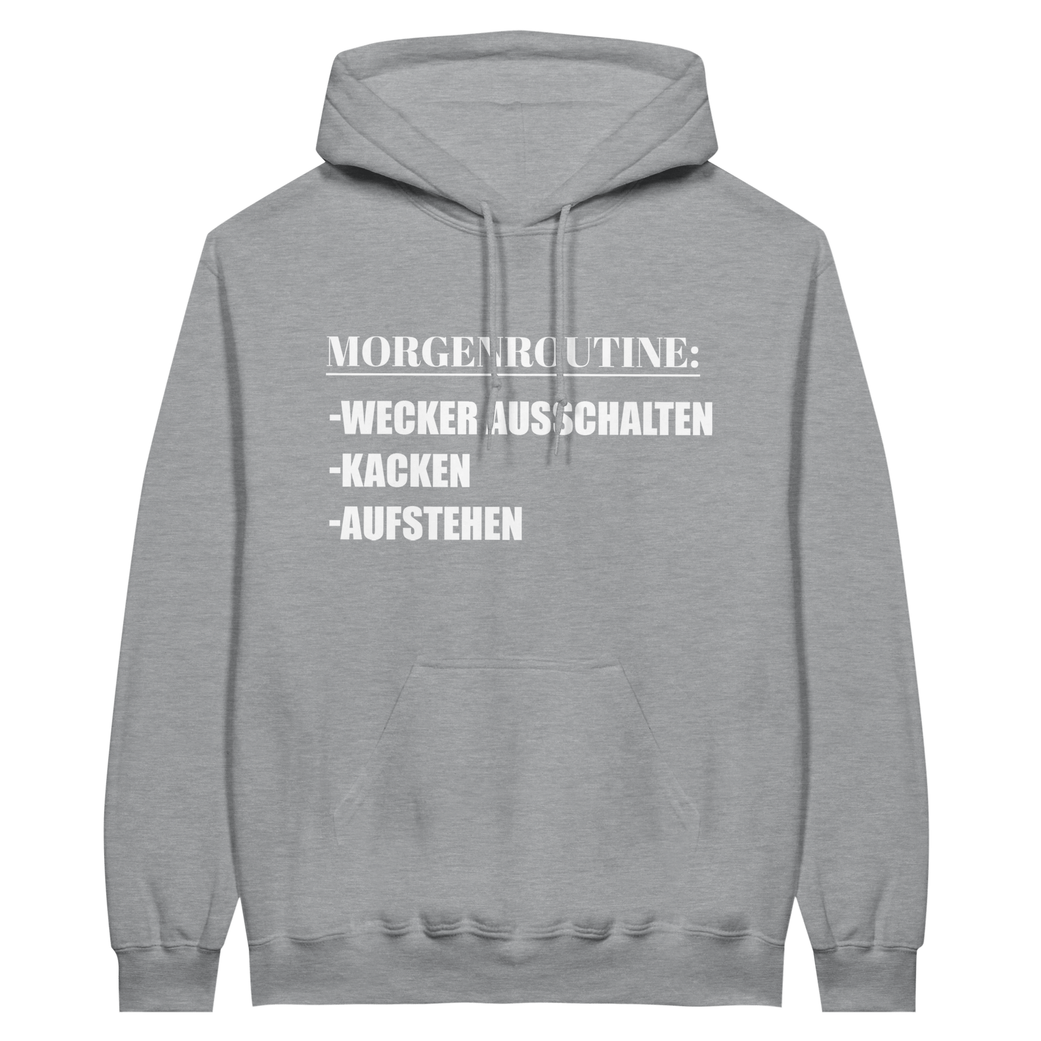 MORGENROUTINE HOODIE - LetztesHemd