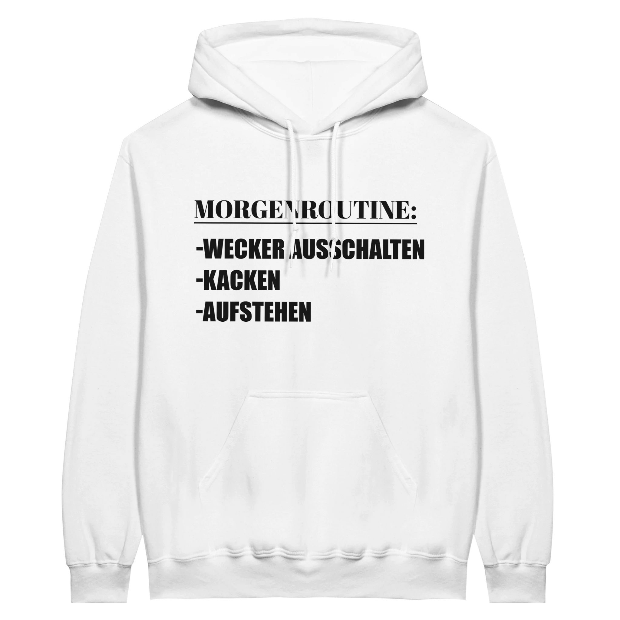 MORGENROUTINE HOODIE - LetztesHemd