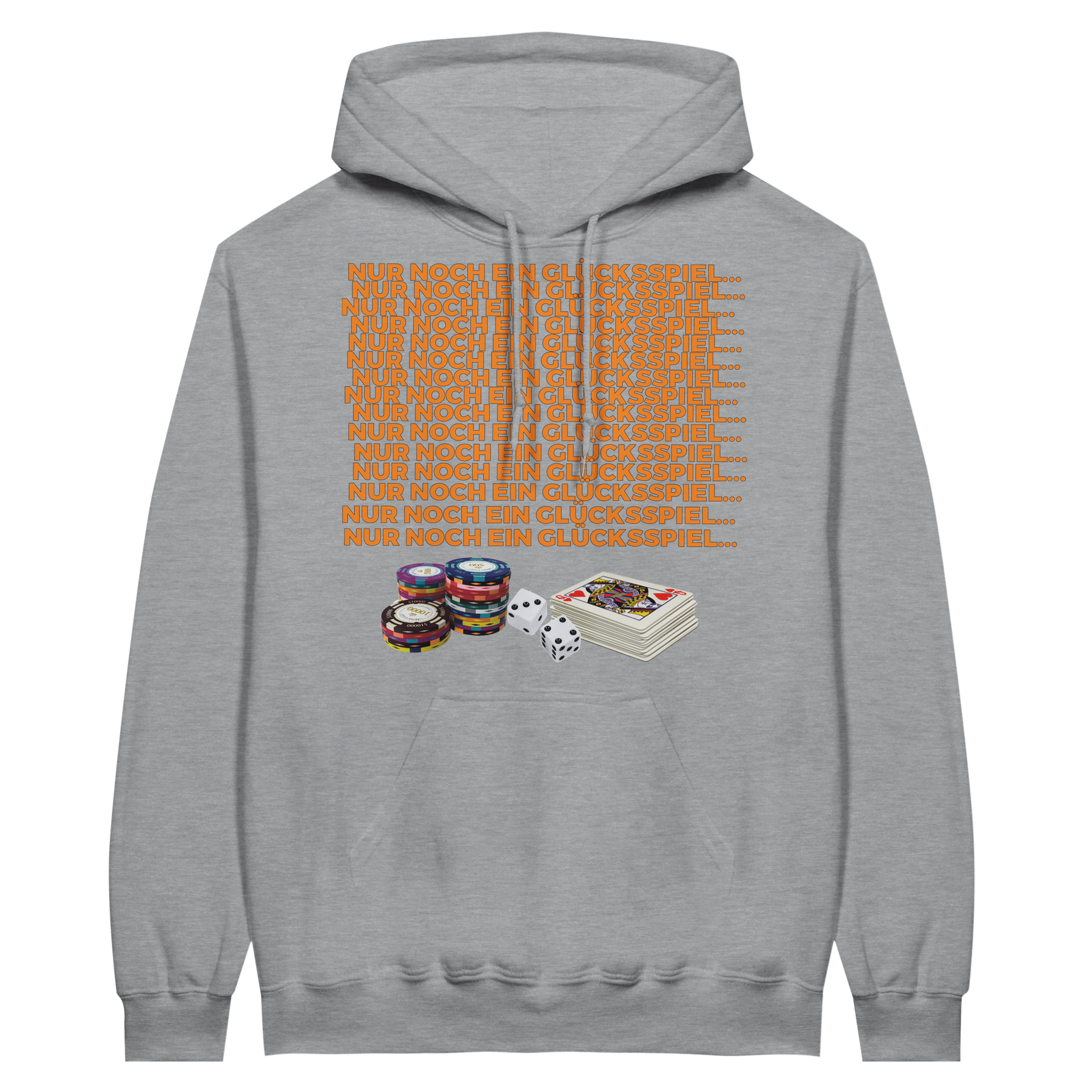 NUR NOCH EIN GLÜCKSSPIEL HOODIE - LetztesHemd